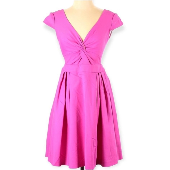 NWT Armani Collezioni Twist Front Dress. Pink. Size 12 - Picture 3 of 8